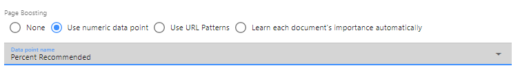 Boosting by numeric data point